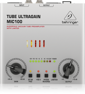 Behringer Ultragain MIC100 Microphone Tube Preamp